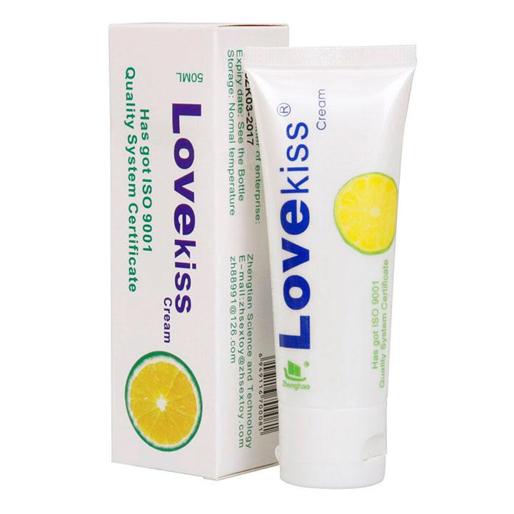 Лубрикант на водной основе" Love Kiss Cream" 50 мл - Лимон – Интимная смазка — изображение 2