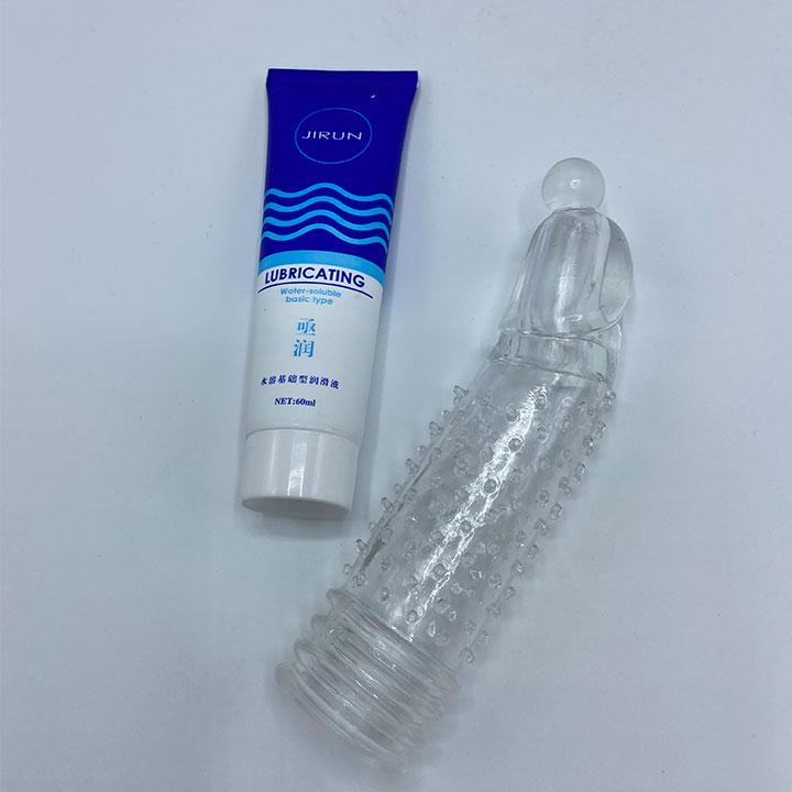 Насадка на пеніс "Roselex" - Прозорий - 15*3,5 см - Зображення 4