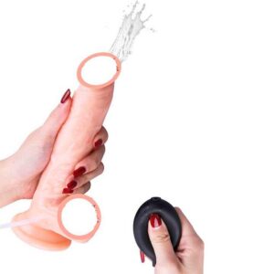 Фалоімітатор із сім'явиверженням "Squirt Extreme Dildo" - 21*4 см - Тілесний