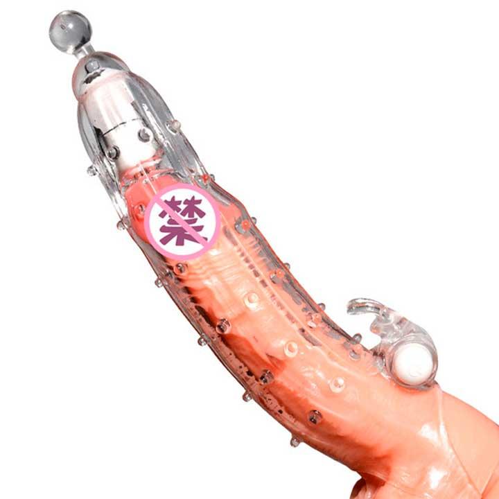 Насадка з вібрацією для збільшення пеніса Crystal Skin Penishulle Vibro - Зображення 2