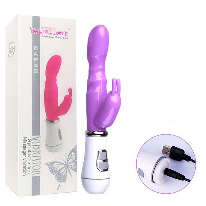 Вібратор Bunny USB - Рожевий - Вібратори - Зображення 5