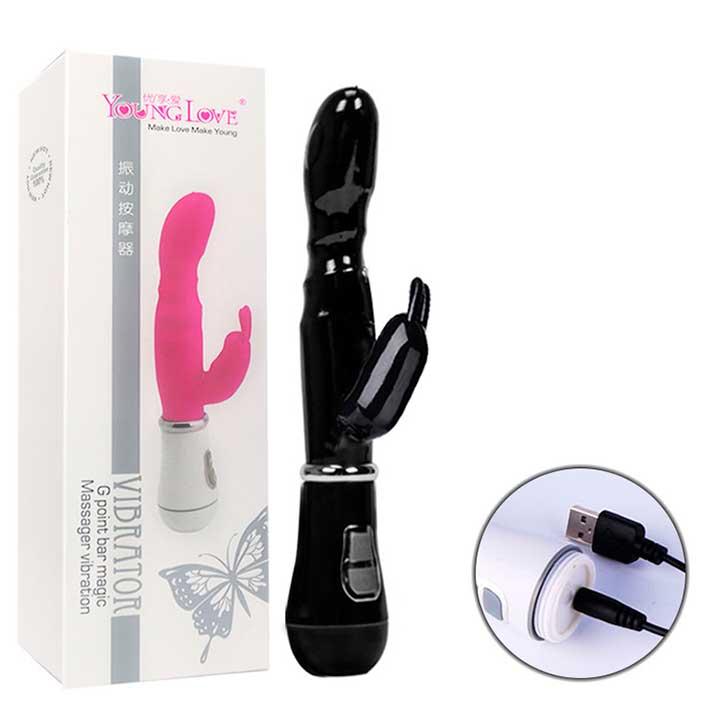 Вібратор Bunny USB - Рожевий - Вібратори - Зображення 6