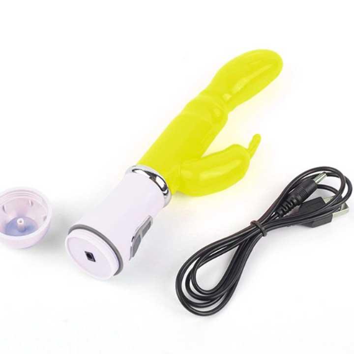 Вібратор Bunny USB - Рожевий - Вібратори - Зображення 7