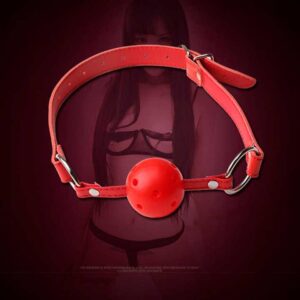 БДСМ кляп у рот "Mouth ball" - Червоний - Садо-мазо