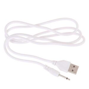 USB кабель для вібратора USB AUX  DC  2,5 мм. Зарядний кабель для секс-іграшок