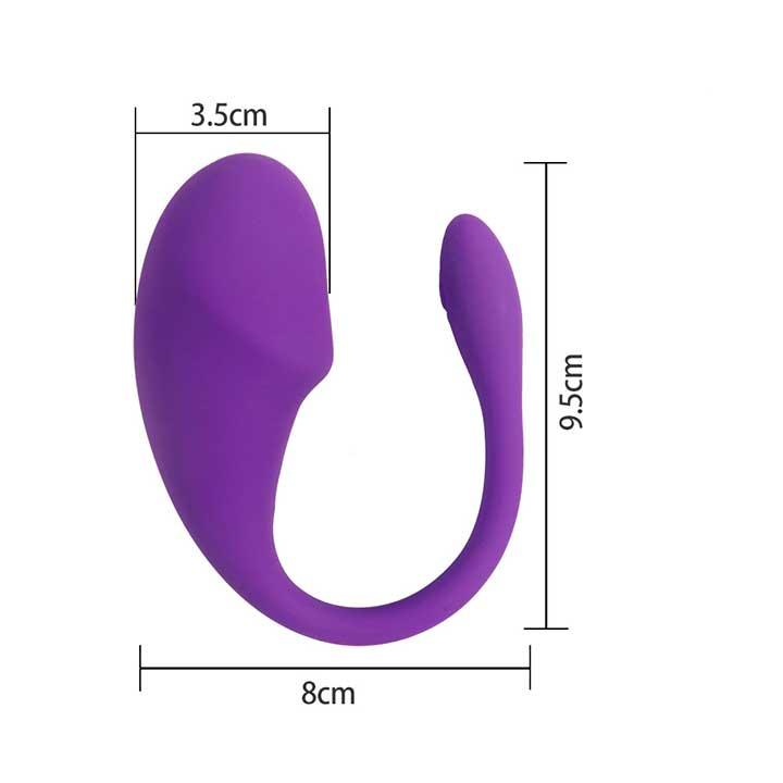 Смарт віброяйцо Love Spouse USB — Фіолетовий — Смарт вібратори - Зображення 2