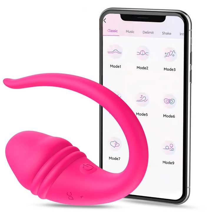Смарт виброяйцо Love Spouse USB 9 режимов - Фиолетовый – Смарт вибраторы — изображение 6
