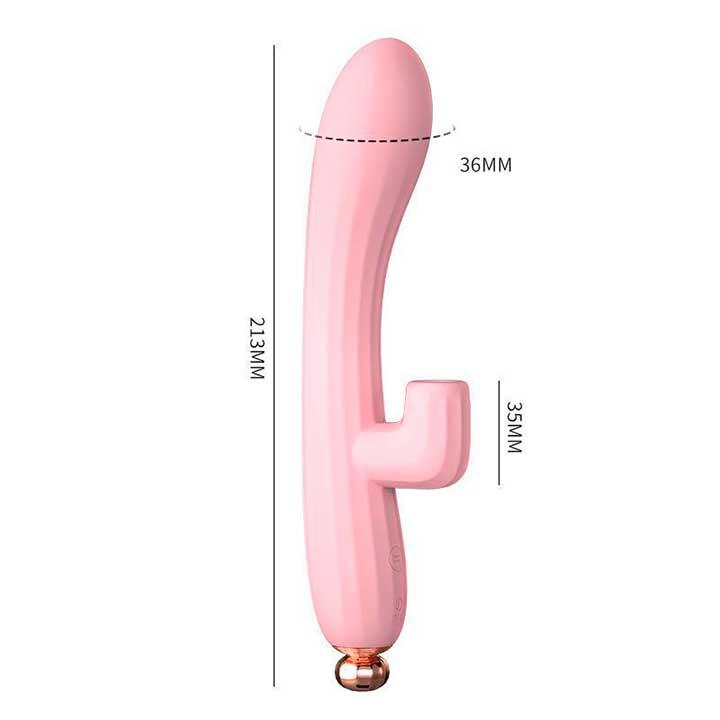Вакуумный вибратор-кролик LILO "Emily" USB - Розовый – Вибраторы