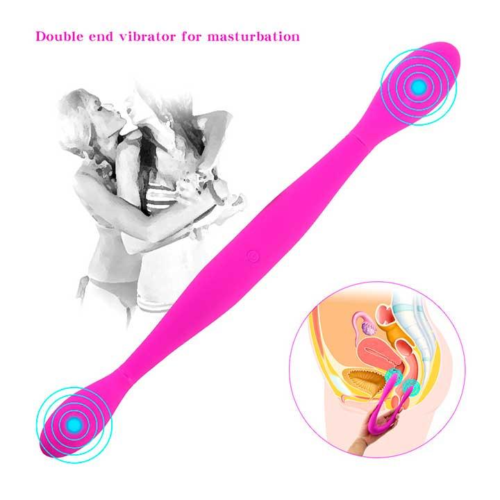 Двосторонній гнучкий вібратор Toy Joy Infinity Double Dildo - Рожевий - Вібратори - Зображення 2