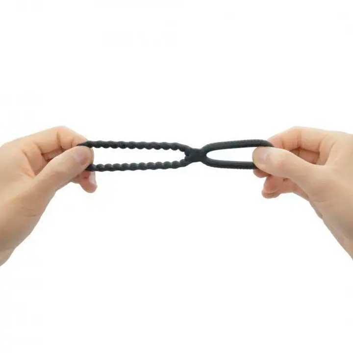 Ерекційне кільце подвійне "Dorcel DUAL RING" - Чорний - Зображення 5