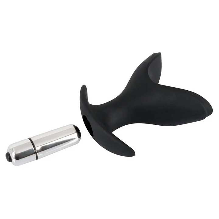 Анальная пробка-расширитель с вибрацией Black Velvets Vibrating Anchor Plug L – Анальные игрушки — изображение 4