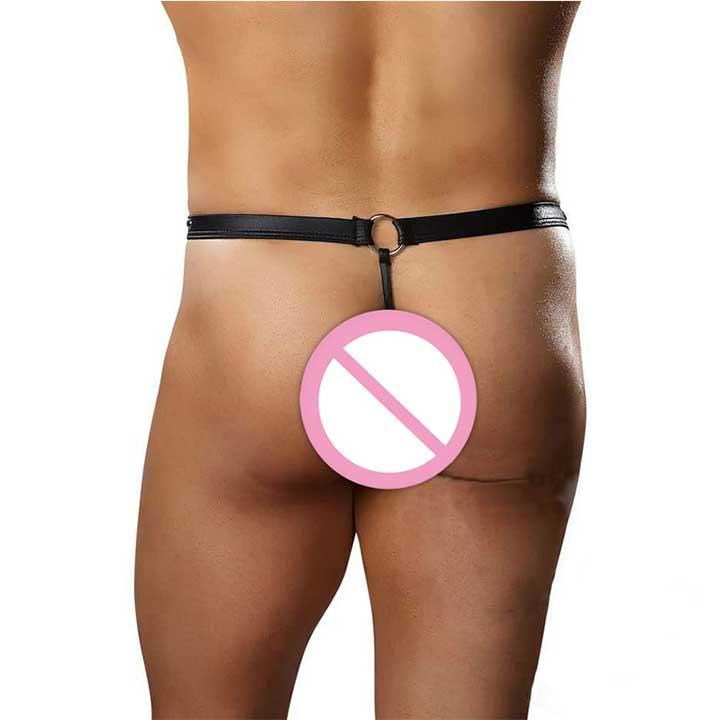 Чоловічі латексні стринги XL-XXL - Зображення 2