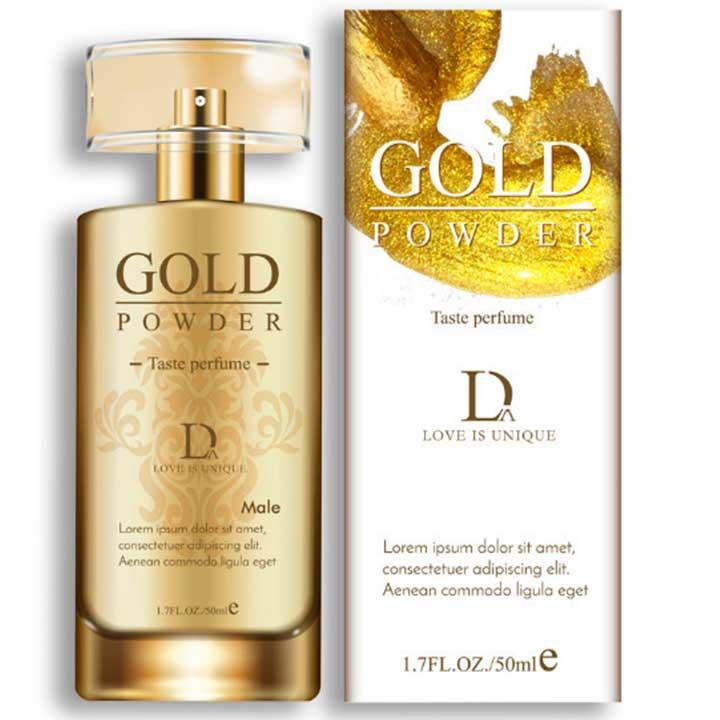 Інтимні парфуми для чоловіків "Gold Powder" з феромонами та золотим порошком 50 мл - Зображення 2