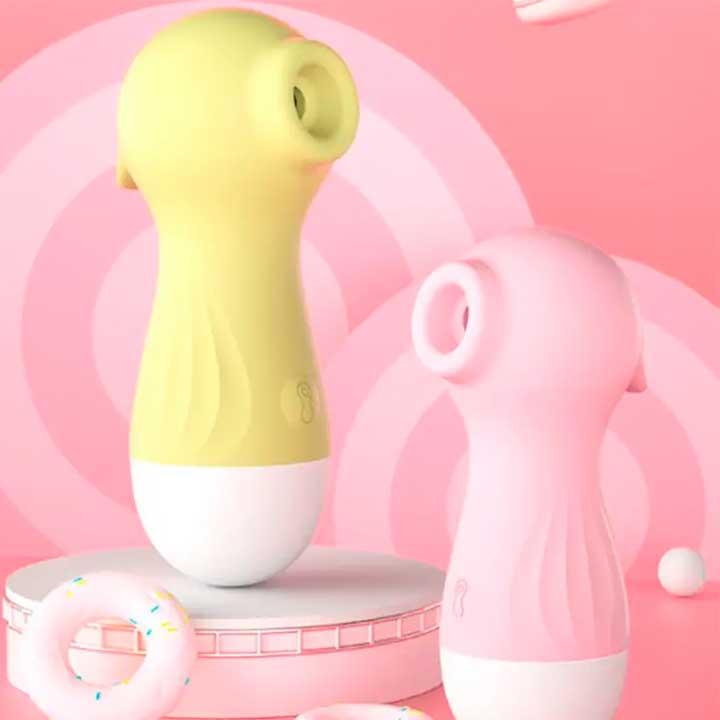 Клиторальный вакуумный вибратор Wo-sex Lilo (вуманайзер) USB - Розовый – Вибраторы — изображение 3