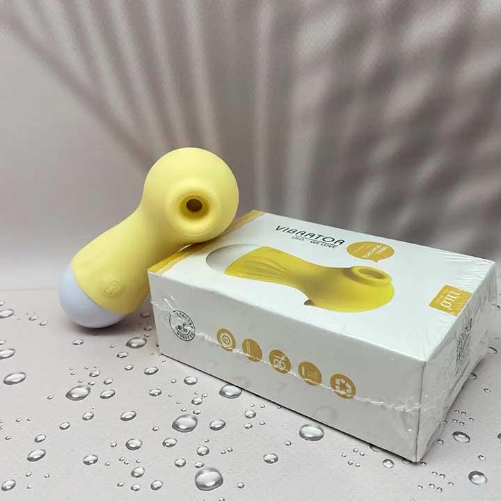 Кліторальний вакуумний вібратор Wo-sex Lilo (вуманайзер) USB - Лимонний - Вібратори - Зображення 4