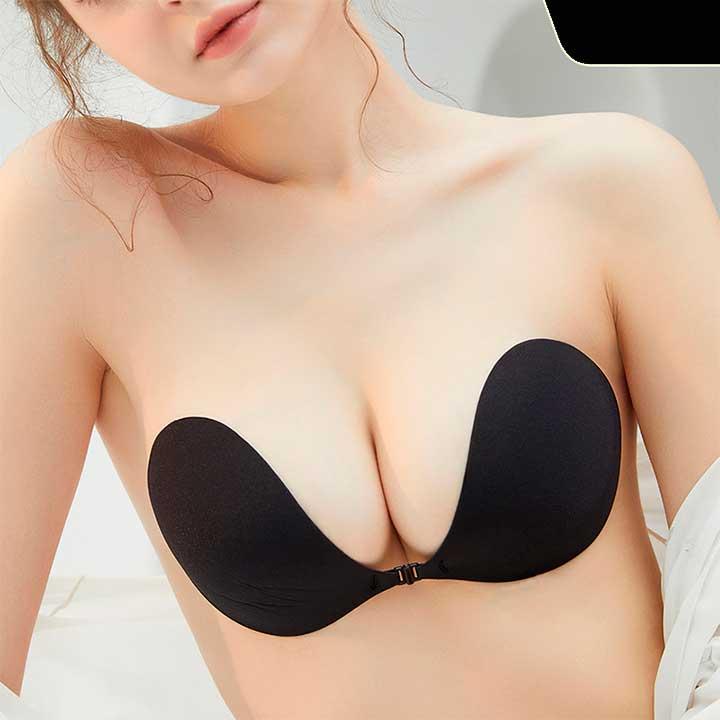 Самоклеящийся бюстгальтер-невидимка Fly Bra черный