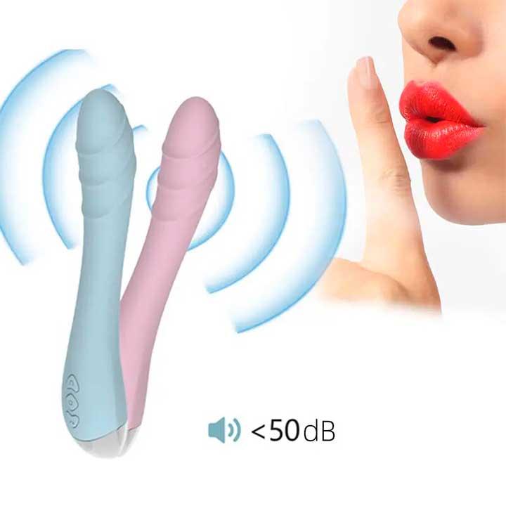 Вібратор Silver Fox для стимуляції точки G USB - Блакитний — Вібратори - Зображення 6