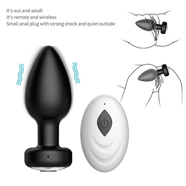 Анальная пробка Magic Motion Equinox USB с Д/У - Черный - 9*3,5 см - Анальные игрушки — изображение 4