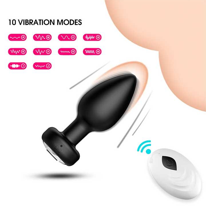 Анальная пробка Magic Motion Equinox USB с Д/У - Черный - 9*3,5 см - Анальные игрушки — изображение 2