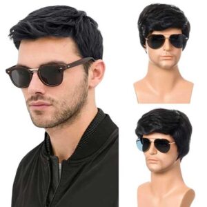 Перука чоловіча короткий Natural Black