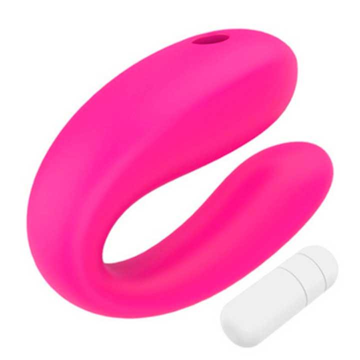 Парний вібратор для подвійної стимуляції G-Spot фіолетовий — Вібратори - Зображення 4