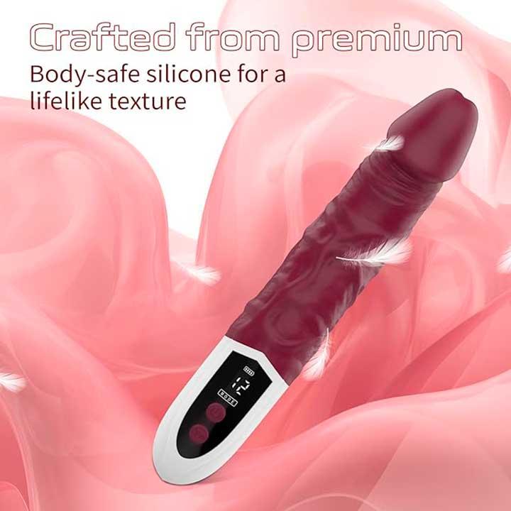 Реалістичний вібратор Satisfyer Lover 12 режимів бордовий - Зображення 6