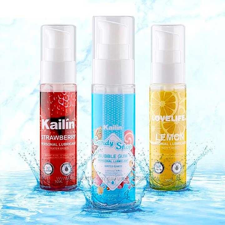 Съедобный лубрикант Kailin 30 мл Клубника — изображение 7
