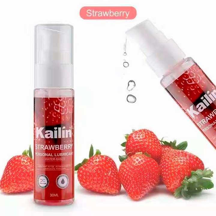 Съедобный лубрикант Kailin 30 мл Клубника