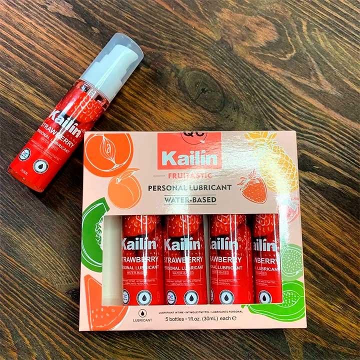 Съедобный лубрикант Kailin 30 мл Клубника — изображение 3