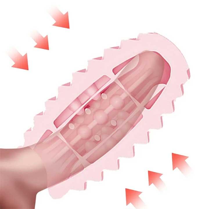 Яйцо-мастурбатор Pretty Love бирюзовый — изображение 3