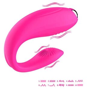 Вибратор для пар G-Sex USB Фуксия для пар