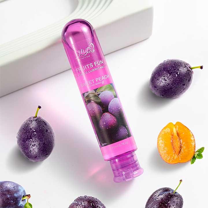 Їстівний лубрикант FRUITS FUN 80 мл - Манго — Інтимне мастило - Зображення 3