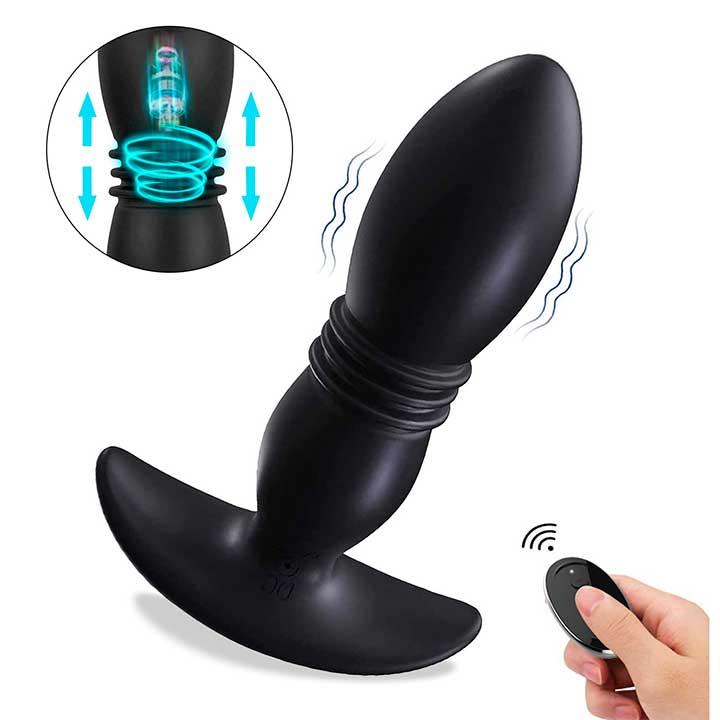 Анальная пробка "Svakom Primo Wine" с вибрацией и Д/У USB - Чёрный - 2,9*10 см – Анальные игрушки — изображение 6