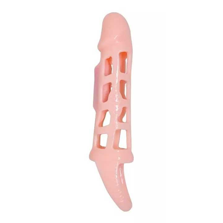 Насадка с вибрацией для увеличения пениса Crystal Skin Penishulle Vibro - Прозрачный