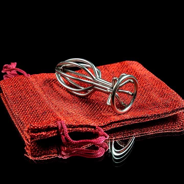Сталева анальна пробка SexyFire M 3,1 см — Анальні іграшки - Зображення 2
