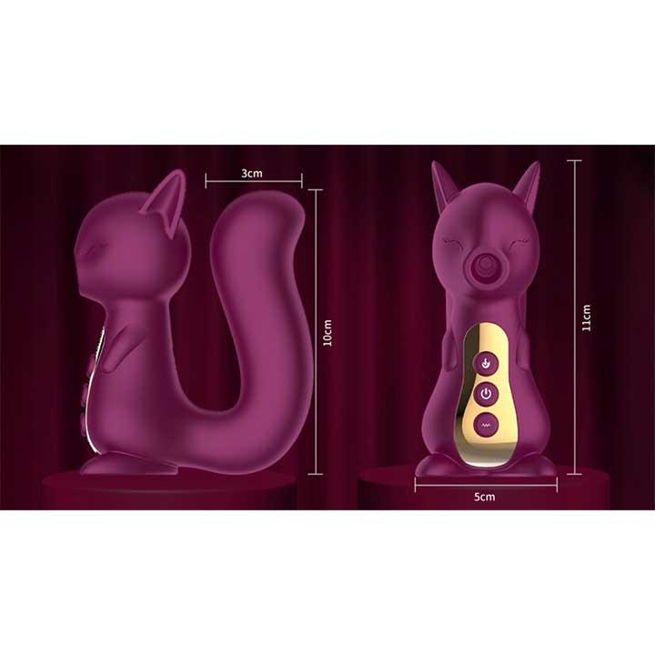 Вакуумный вибратор-кролик LILO "Emily" USB - Розовый – Вибраторы — изображение 8