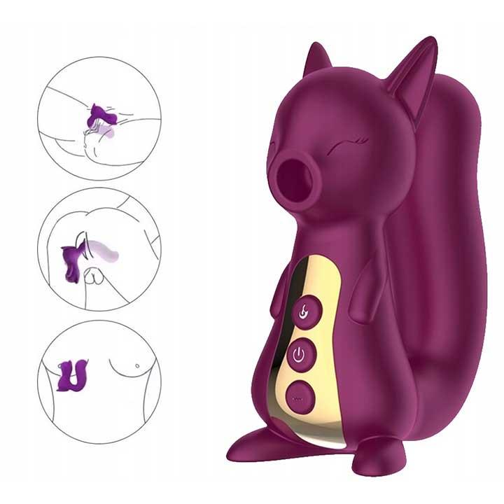 Вакуумный вибратор-кролик LILO "Emily" USB - Розовый – Вибраторы — изображение 5