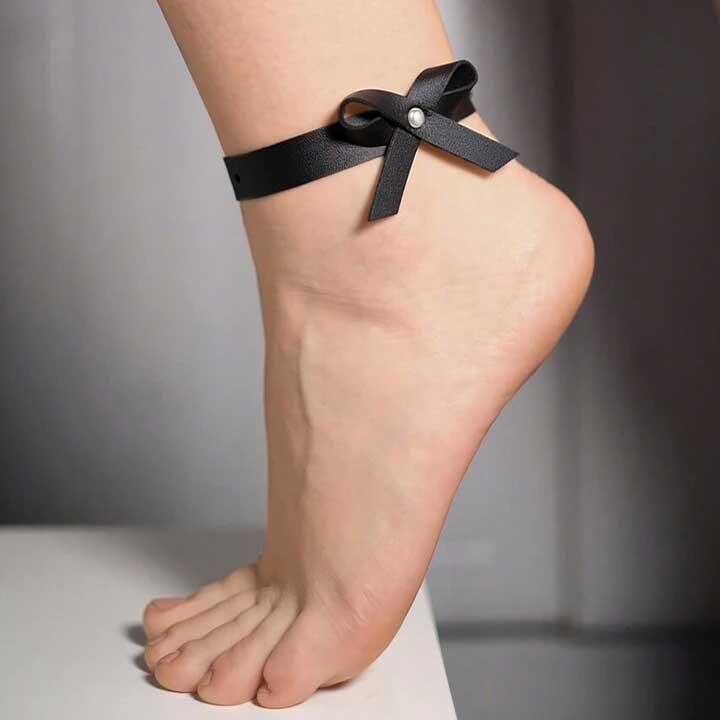 Жіночі браслети з бантиками на ноги SV Leather Ankle 2 шт. - Зображення 3