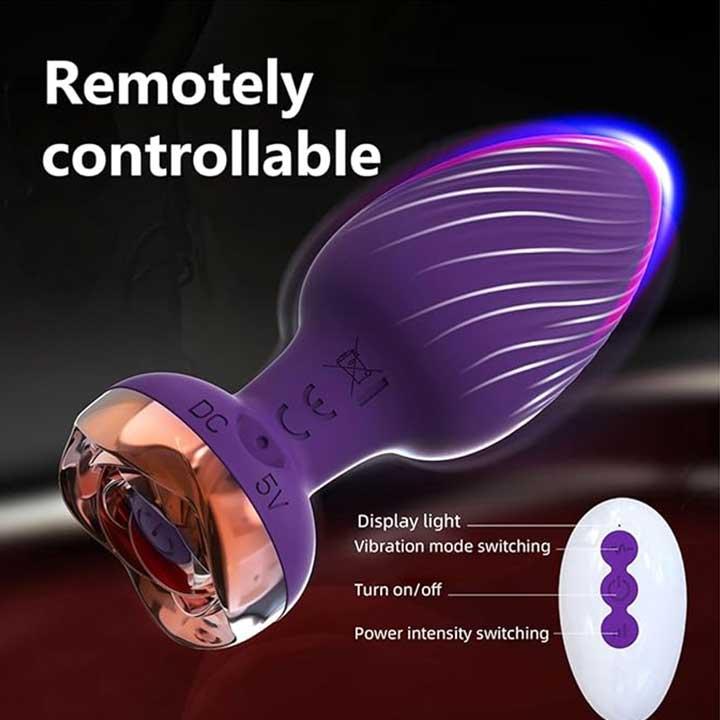 Анальная пробка Magic Motion Equinox USB с Д/У - Черный - 9*3,5 см - Анальные игрушки — изображение 8