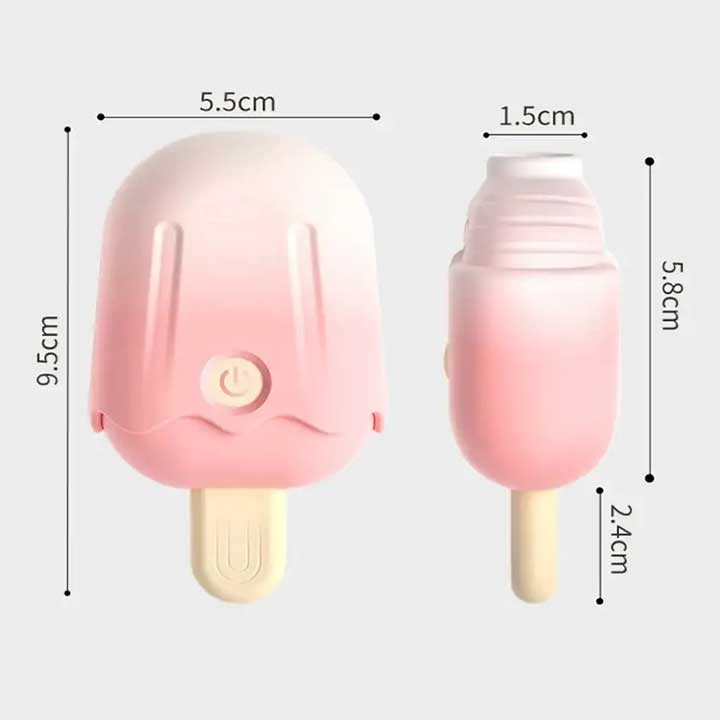 Вакуумний вібратор «Морозиво» Ice Lolly - Зображення 5