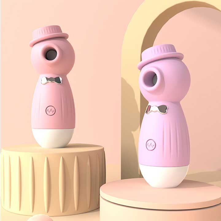 Кліторальний вакуумний вібратор в капелюшку Wo-sex Lilo USB - Рожевий - Зображення 5
