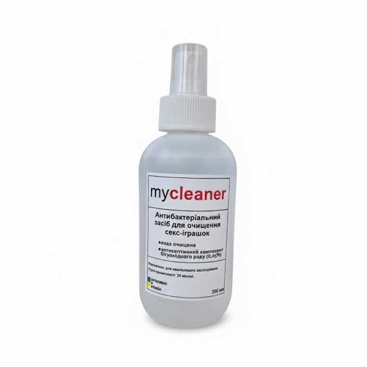 Антибактеріальний спрей для очищення секс-іграшок "MyCleaner" — 200 мл - Зображення 3
