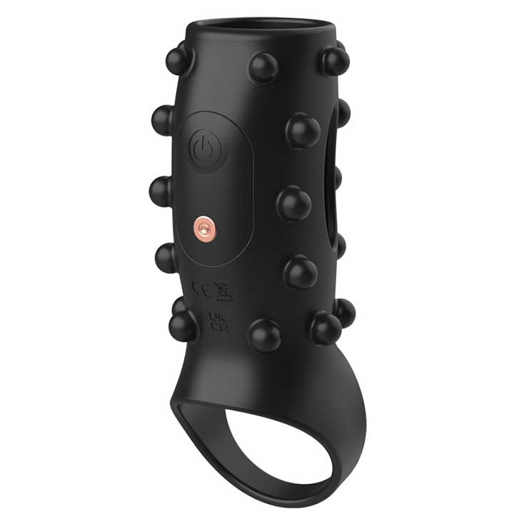 Насадка з вібрацією і шипами на пінис і мошонку Ultimate Couples Cage USB - Зображення 8