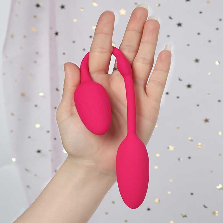 Подвійний гнучкий анально-вагінальний вібратор Pretty Love Double Egg - Зображення 6