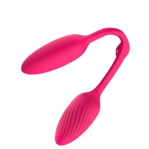 Подвійний гнучкий анально-вагінальний вібратор Pretty Love Double Egg