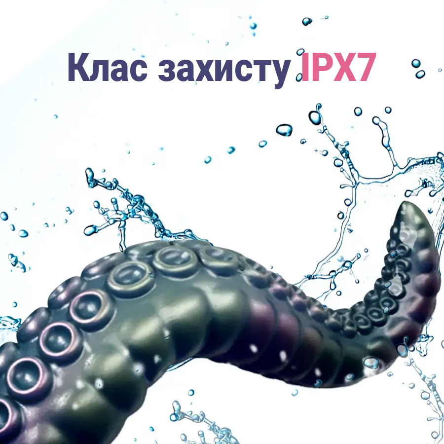 Анально-вагінальний вібратор G-стимулятор тентакль (щупальця хентай) Yunman Tentacle силіконовий 24 см Чорний - Зображення 4