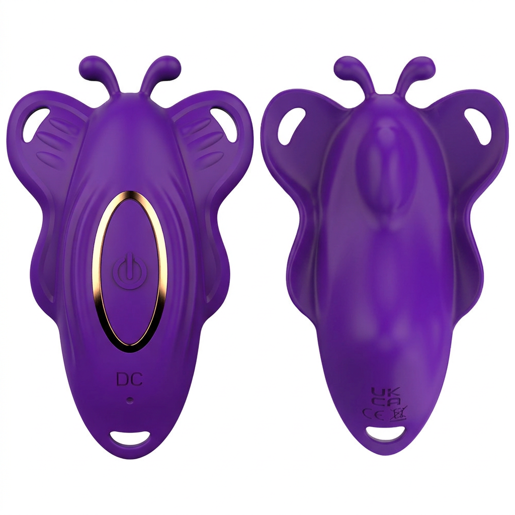 Силіконовий Smart вібратор-трусики LoveSpouse Panties безшумний з ремінцями 9 режимів Фіолетовий - Зображення 3