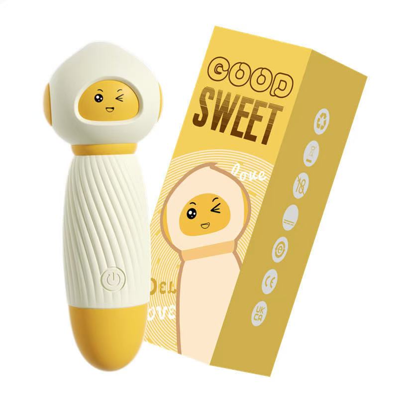 Вібратор-стимулятор кліторальний силіконовий Good Sweet 25NW-16 133 мм Жовтий