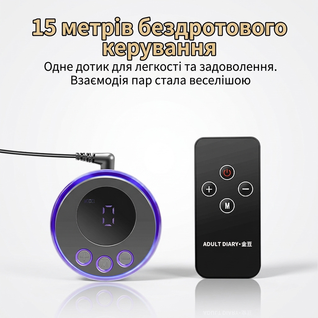 Електростимулятор простати та точки G з нержавіючої сталі з пультом ДК - Зображення 5