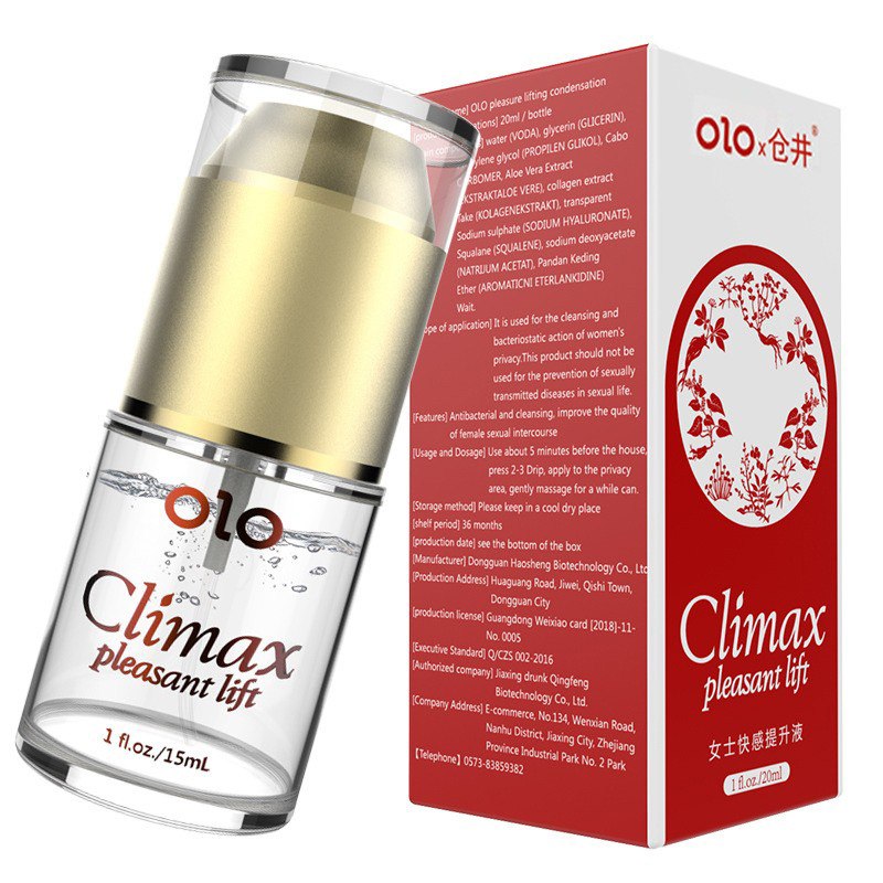 Гель жіночий збудливий для стимуляції клітора OLO Climax Pleasant Lift 20 мл на водній основі